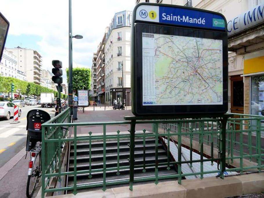 סנט-מנדה Superbe Appartement Terrasse 75M Paris מראה חיצוני תמונה
